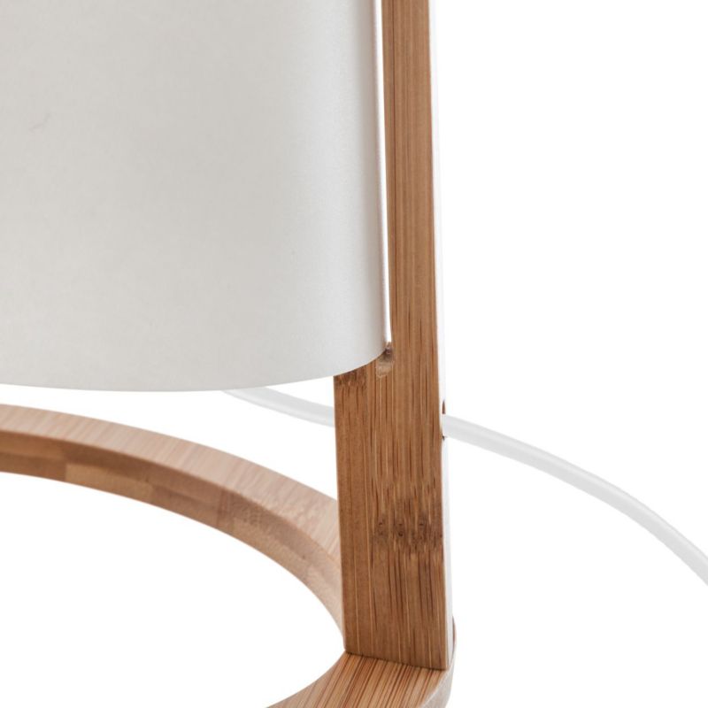 Bambusowa lampka nocna Pita Atmosphera biała 26,5 cm 1 szt.