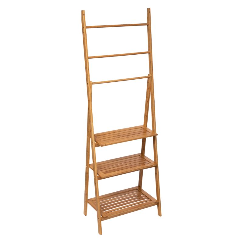Bambusowa półka łazienkowa na ręczniki 5Five Simply Smart brązowa 152 cm 1 szt.