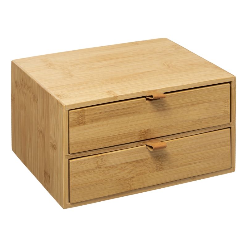 Bambusowe pudełko do przechowywania 5Five Simply Smart brązowe 20 cm 1 szt.