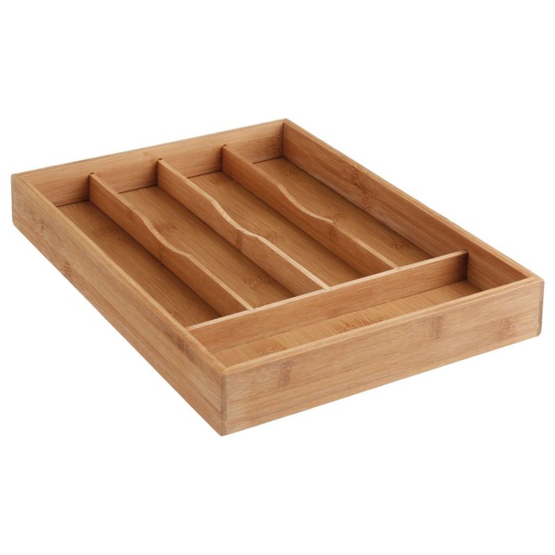 Bambusowy organizer na sztućce 5Five Simply Smart brązowy 25x34 cm 1 szt.