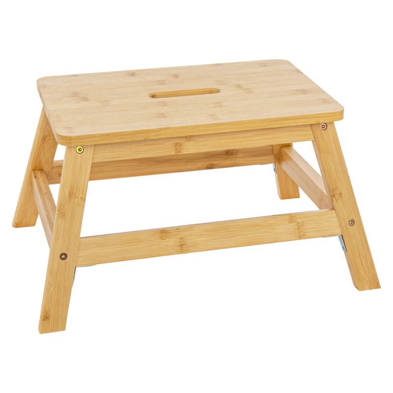 Bambusowy stołek 5Five Simply Smart brązowy wys. 38 cm 1 szt.