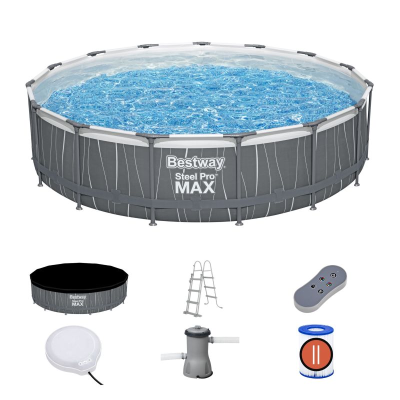 Basen Bestway Steel Pro Max 4,57 x 1,07 m Led