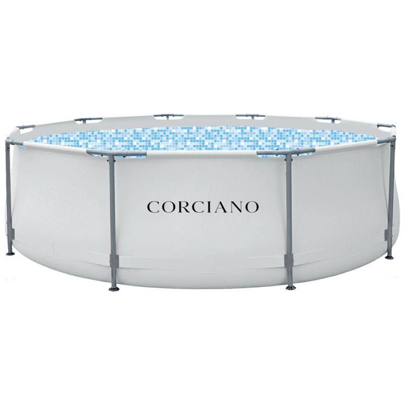 Basen Corciano Ogrodowy 366 x 122 cm Stelażowy z Pompą Plus 1szt.