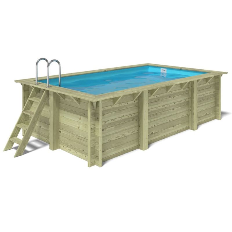 Basen drewniany Aqua ALTANKA 4,65x - H.1,24 m - z filtracją, BAS7306OSPU, 1szt.
