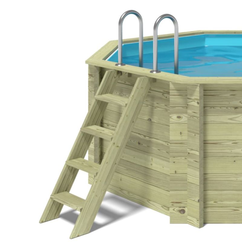 Basen drewniany Aqua ALTANKA 6,1x - H.1,31 m - z filtracją, BAS7307OSPI, 1szt.