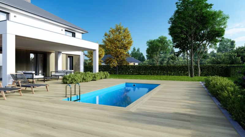 Basen drewniany Aqua ALTANKA 6,1x - H.1,31 m - z filtracją i szafką na osprzęt, BAS7307OSPL+SZA, 1szt.