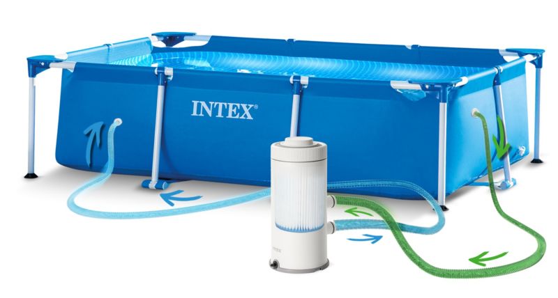 Basen ogrodowy Intex stelażowy 260x160x65cm 28271-15W1 1szt.