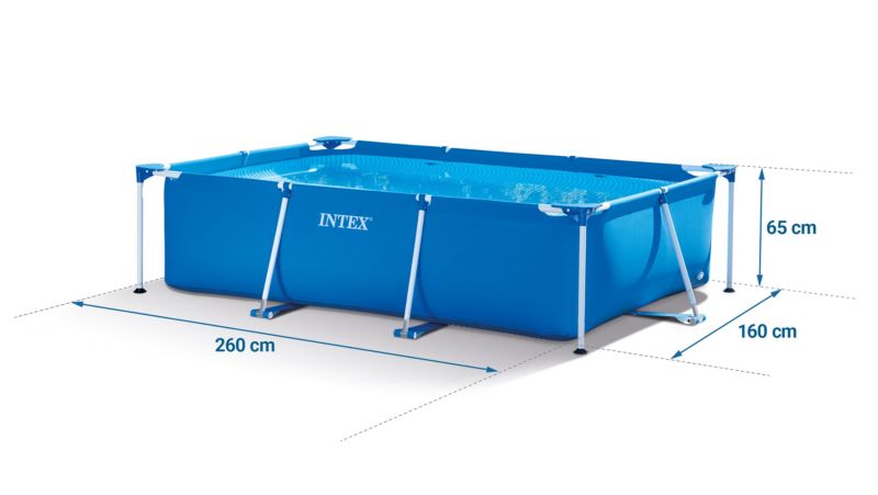 Basen ogrodowy Intex stelażowy 260x160x65cm 28271-15W1 1szt.