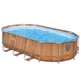 Basen owalny Bestway Steel Pro Max 6,1 x 3,66 m deski