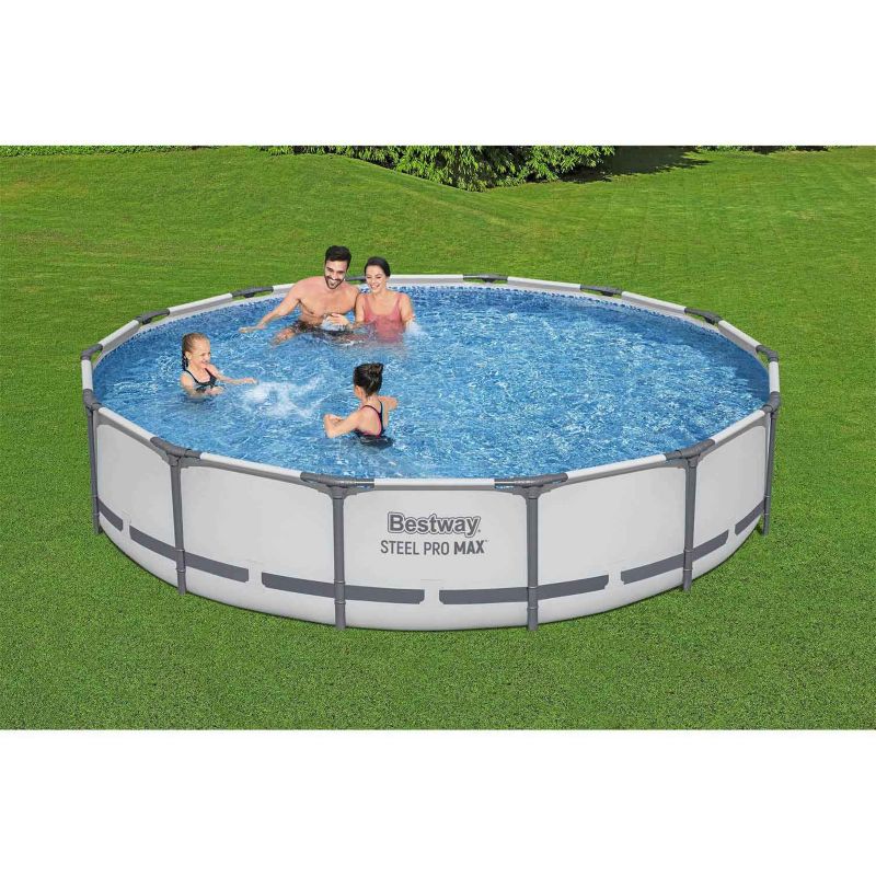 Basen stelażowy ogrodowy Bestway 427x84 cm zestaw 9w1 z pompą 1szt.