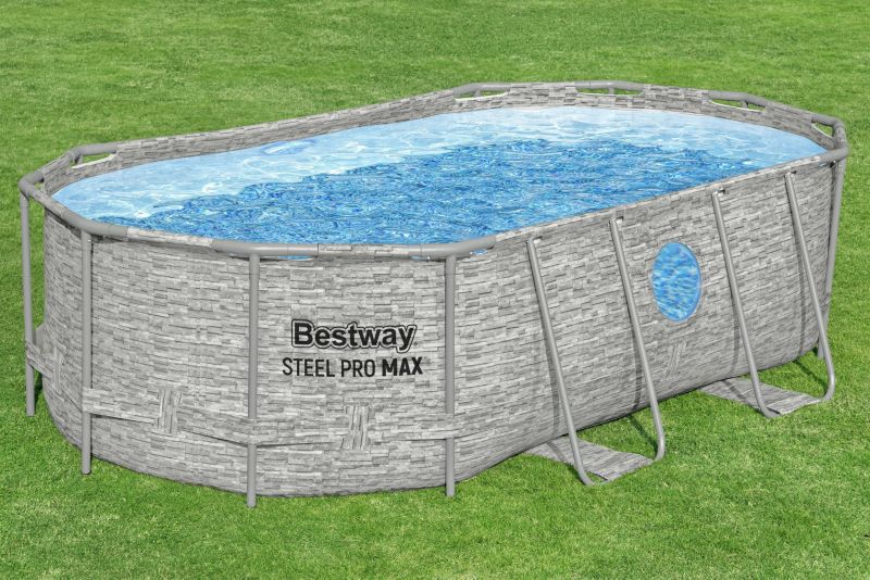 Basen stelażowy Bestway 4,27 x 2,5 x 1 m z oknem