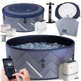 Basen z hydromasażem mSpa Naval 6os SPA dmuchane ogrodowe 930l