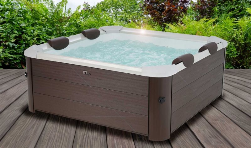 Basen z hydromasażem mSpa Tribeca 6os SPA ogrodowe panelowe 850l LED Wi-Fi 1 szt.
