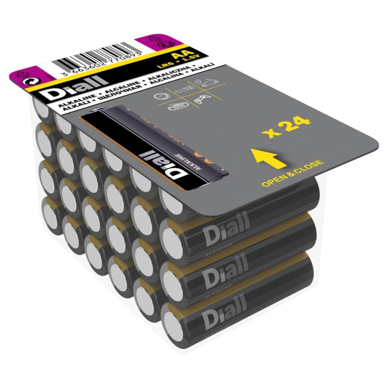 Bateria Diall AA 24 szt.