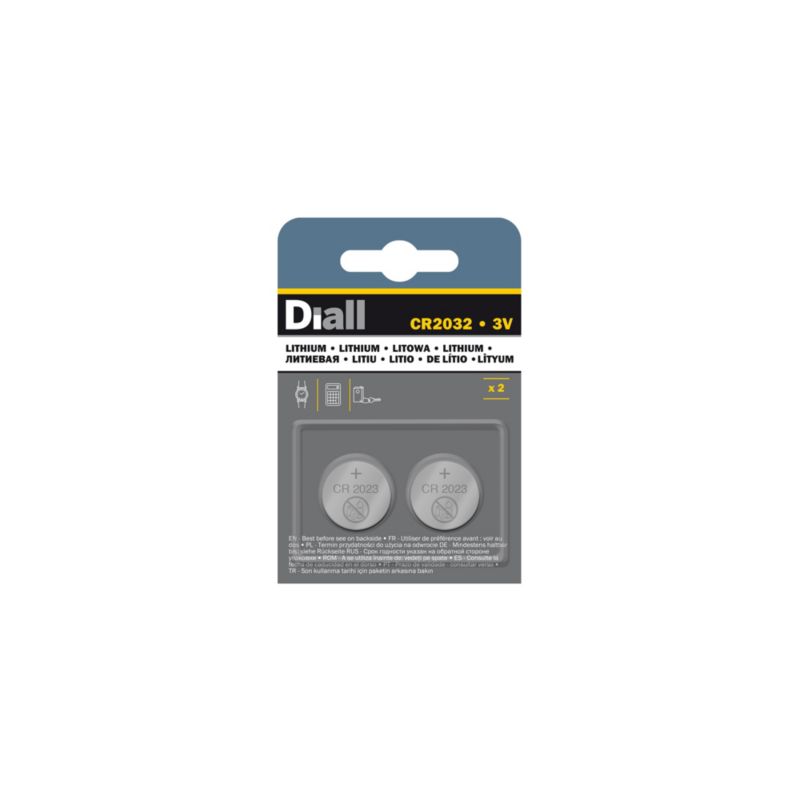 Bateria Diall Lithium CR2032 2 szt.