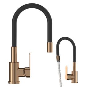 Bateria Kuchenna Granitan Grado 1szt. Elastyczna Wylewka Rose Gold 1szt.