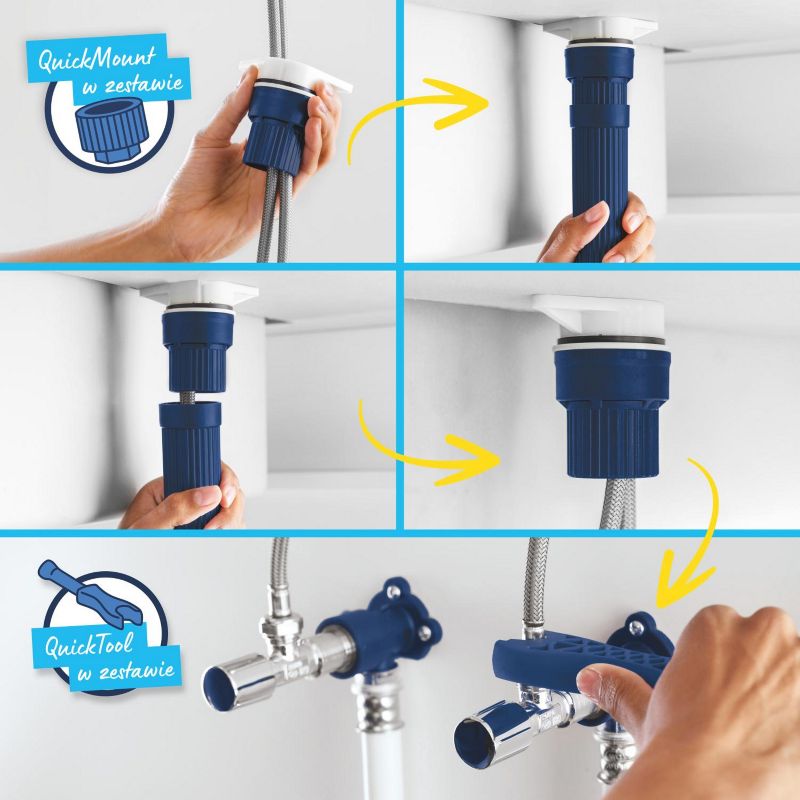 Grohe Get chromová kuchyňská baterie stojánková, 360 ot., 1 ks.