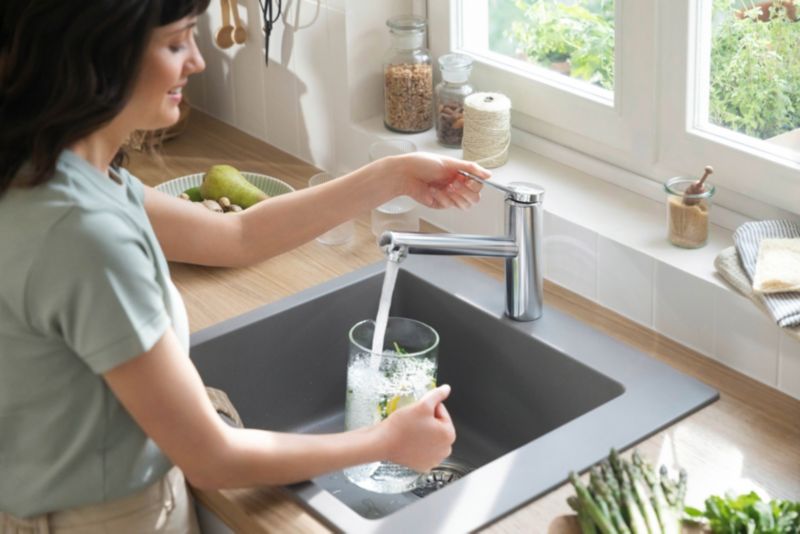 Bateria kuchenna Hansgrohe Zesis 150 Eco chrom