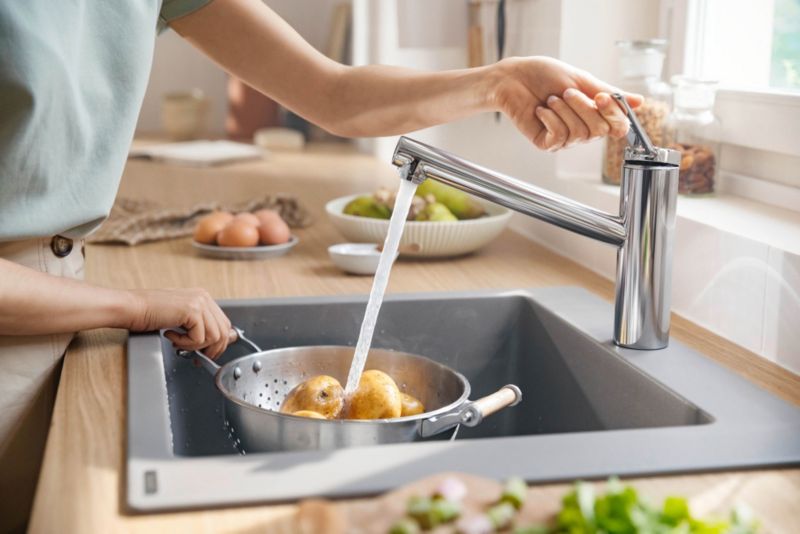 Bateria kuchenna Hansgrohe Zesis 150 Eco chrom