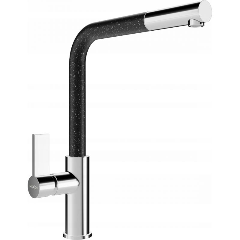 Bateria kuchenna Mexen Flora czarny/chrom 1 szt.