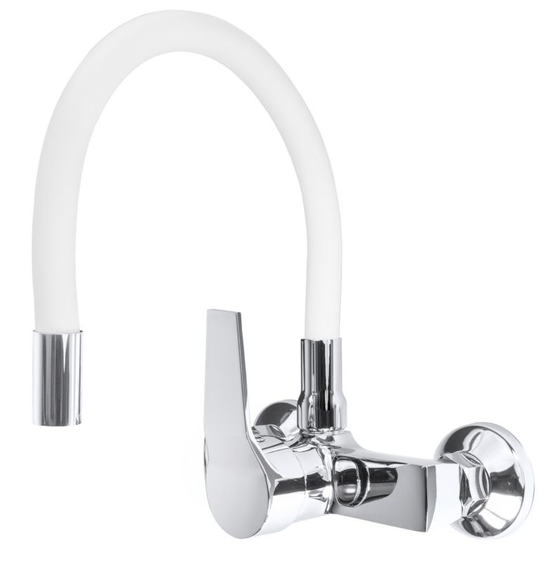 Kuchyňská baterie stojánková Granitan Flex White Baterie dřezová nástěnná 1 ks.