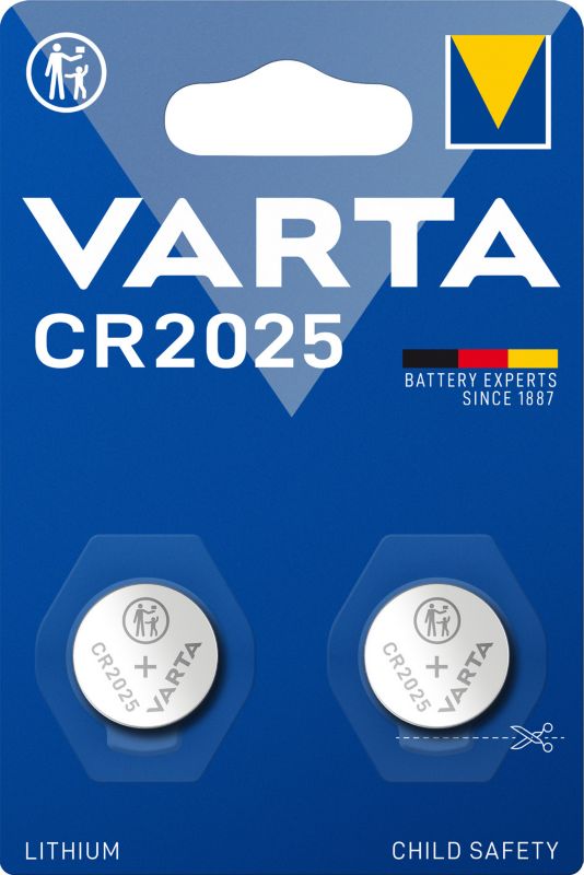 Bateria litowa Varta CR2025 guzikowa 2 szt.