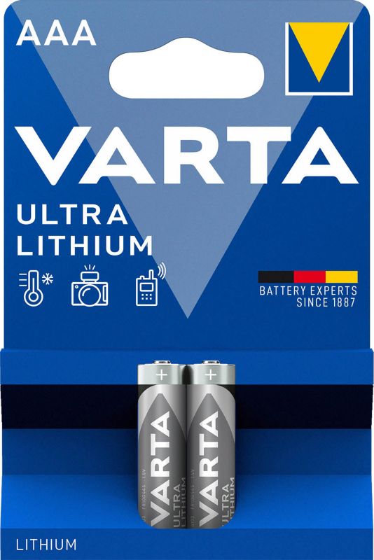 Bateria litowa Varta Ultra AAA 2 szt.