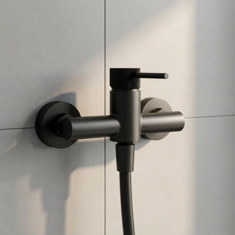Bateria prysznicowa GoodHome Owens czarny mat