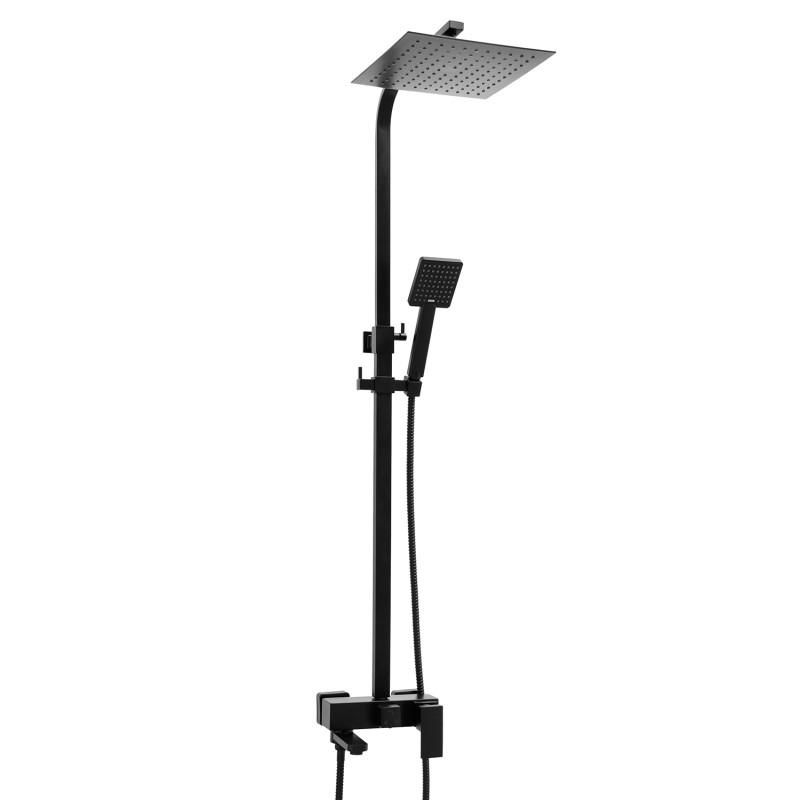 Bateria prysznicowa Yoka Home natynkowa z zestawem prysznicowym deszczownica 25 cm 1 szt.