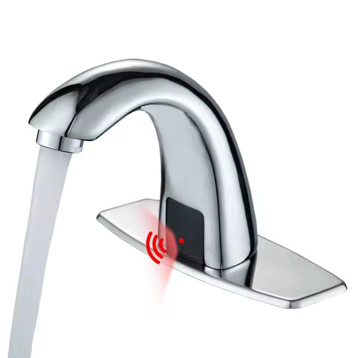 Bateria umywalkowa Domotechnika bezdotykowa sensor chrom 16x13 cm 1szt