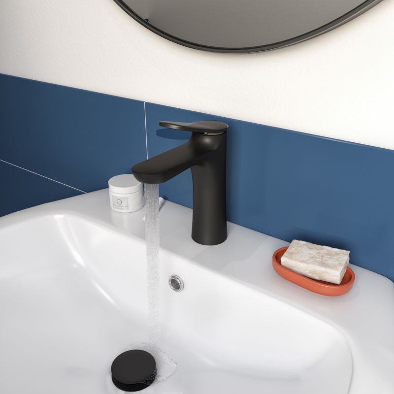 Bateria umywalkowa GoodHome Kentia M czarna