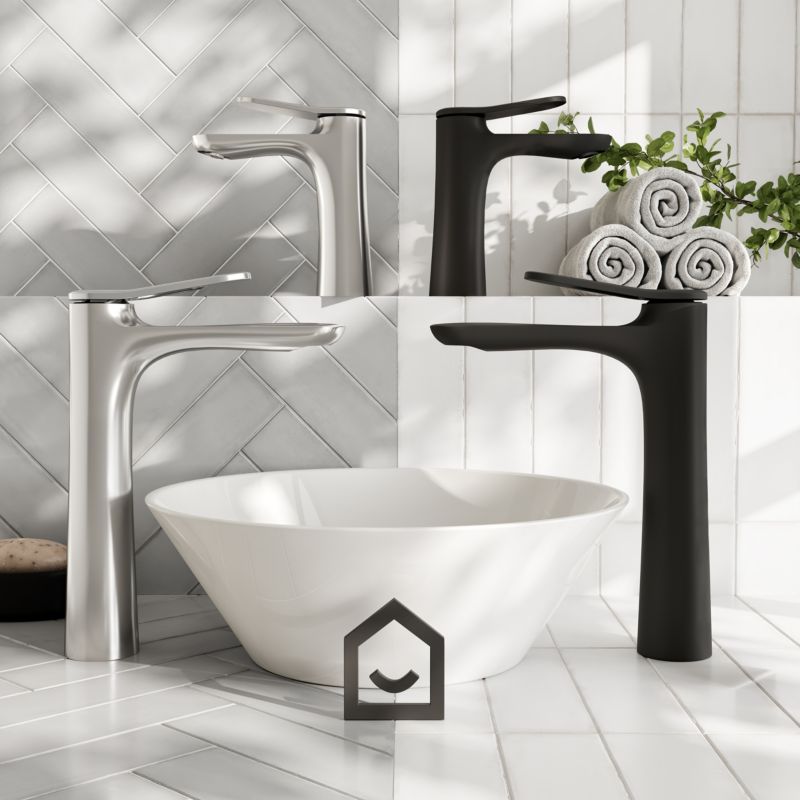 Bateria umywalkowa GoodHome Kentia M czarna