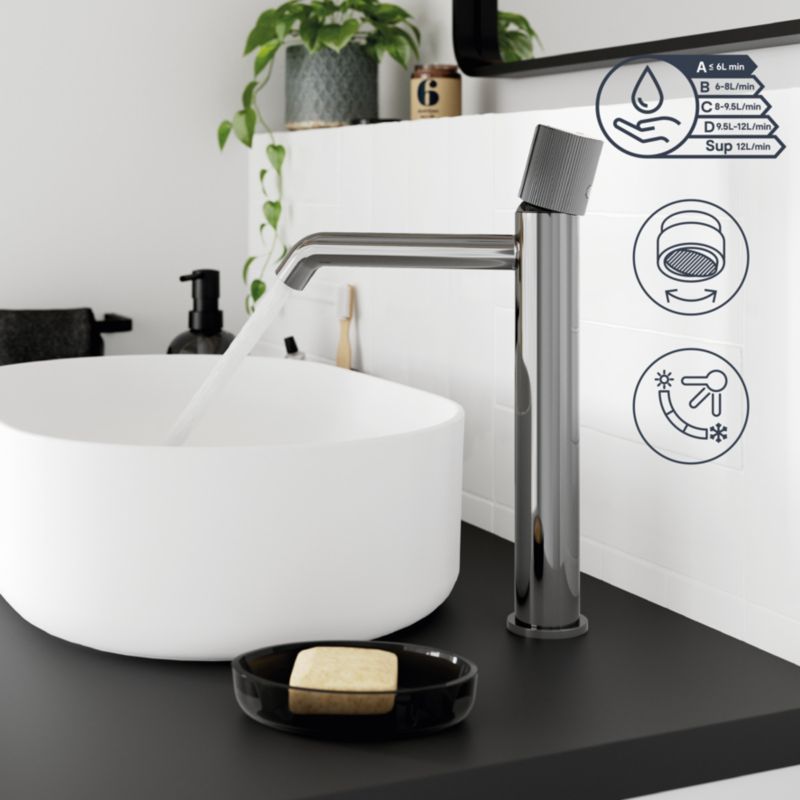 Bateria umywalkowa GoodHome Levanna XL chrom
