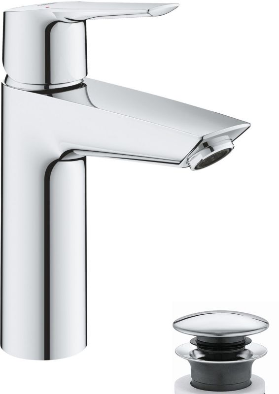 Bateria umywalkowa Grohe Start stojąca chrom QuickFix z korkiem klik-klak, 1 szt.
