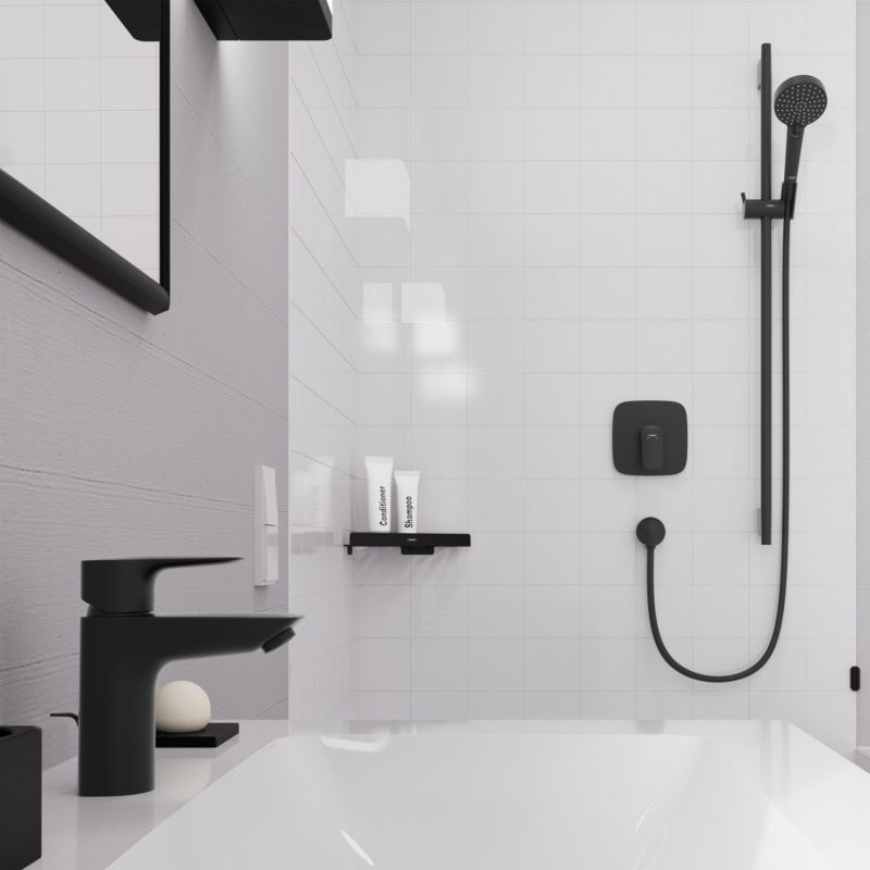 Bateria umywalkowa Hansgrohe MySport L czarna