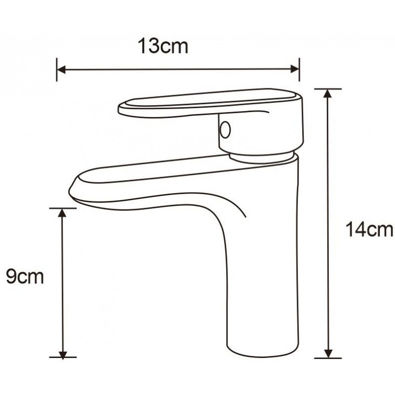 Bateria umywalkowa Mexen Alda chrom 14x13 cm 1 szt.