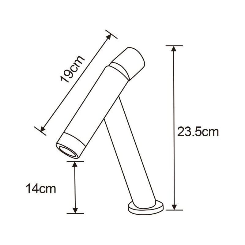 Bateria umywalkowa Mexen Astro złoty 23,5 cm 1 szt.