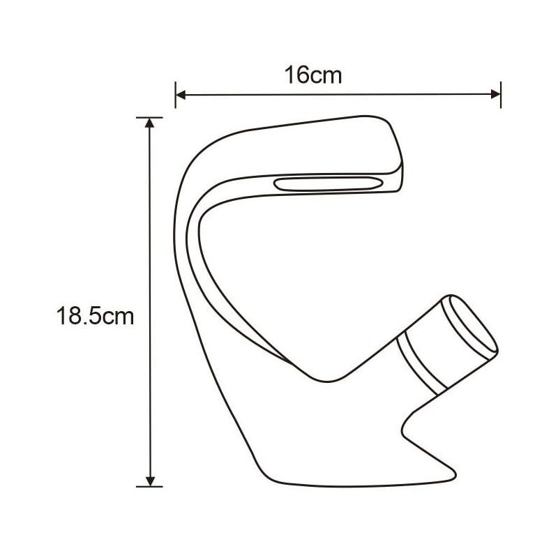 Bateria umywalkowa Mexen Cardo złoty 18,5 cm 1 szt.