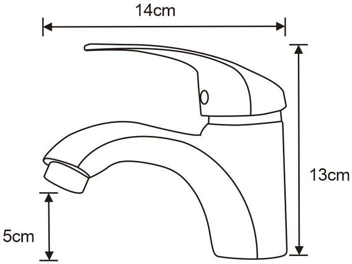 Bateria umywalkowa Mexen Fabia chrom 1 szt.