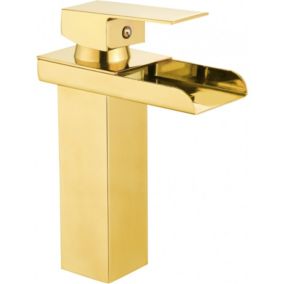 Bateria umywalkowa Mexen Hydra złota 16 cm 1 szt.