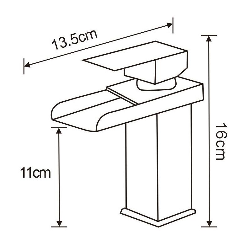 Bateria umywalkowa Mexen Hydra złota 16 cm 1 szt.