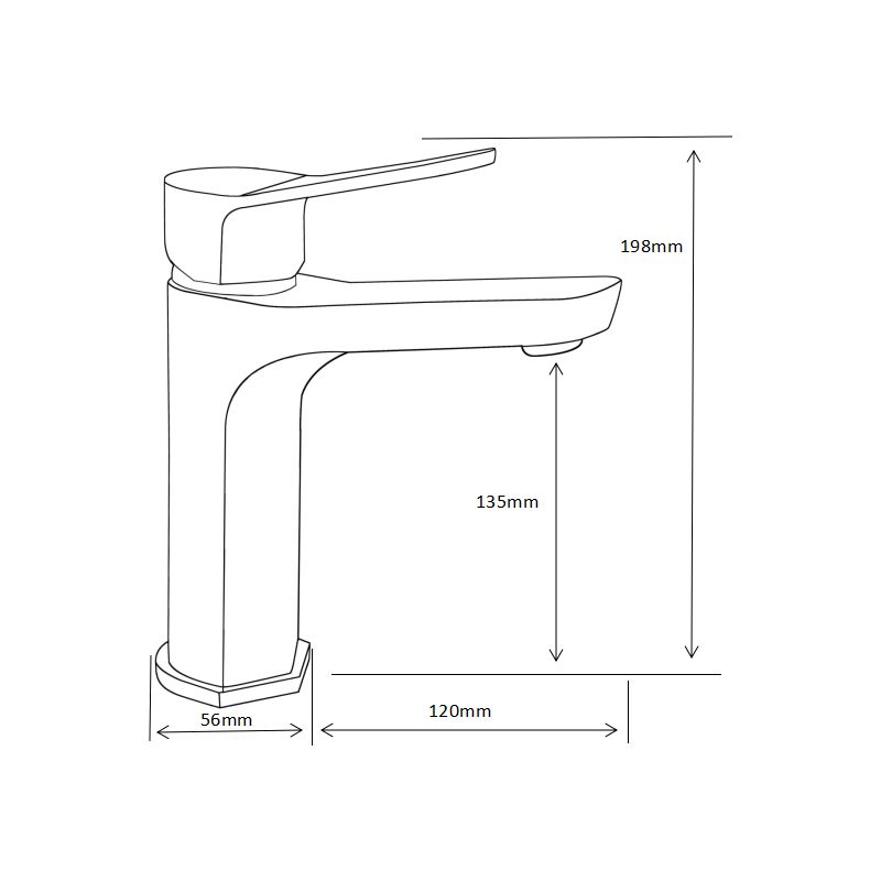 Bateria umywalkowa Mexen Lerma złota 19,8 cm 1 szt.