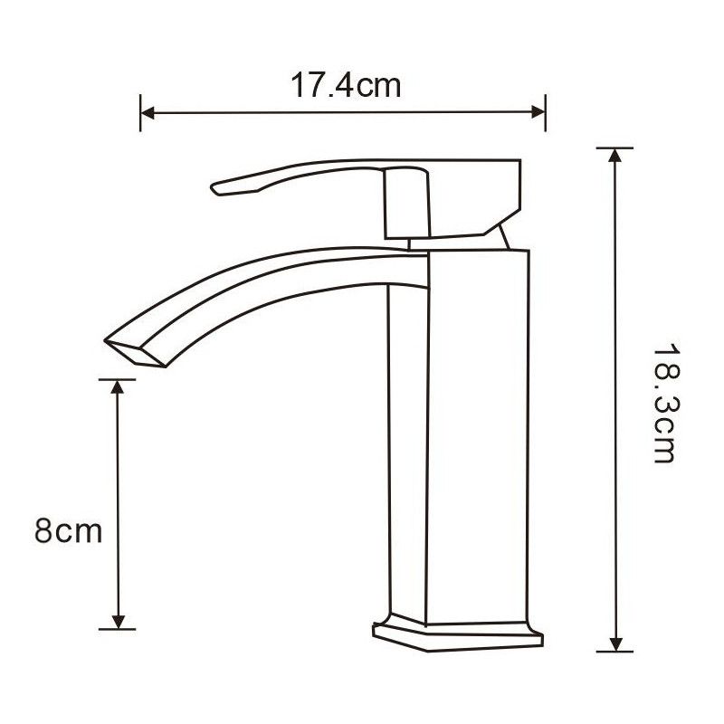 Bateria umywalkowa Mexen Libra chrom 18,3 cm 1 szt.