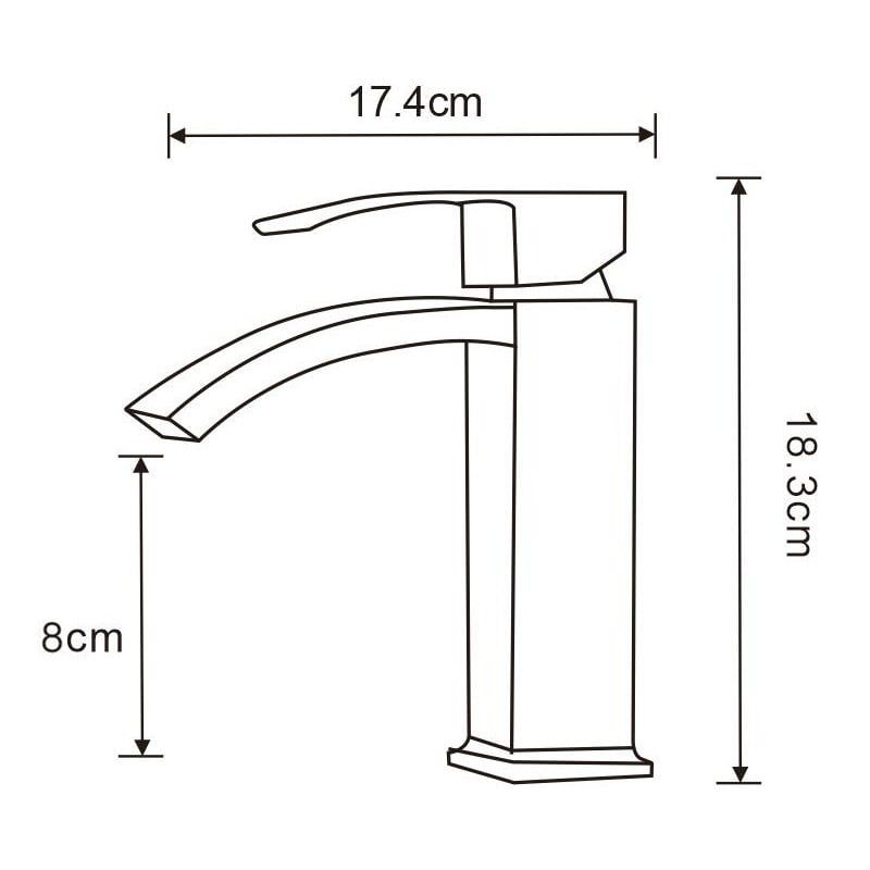 Bateria umywalkowa Mexen Libra złoty 18,3 cm 1 szt.