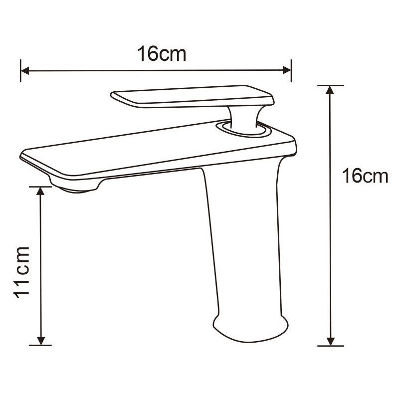 Bateria umywalkowa Mexen Purus chrom 16 cm 1 szt.
