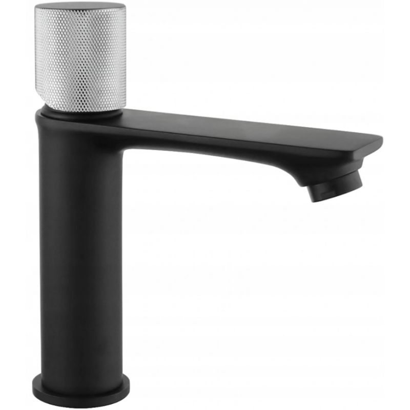 Bateria umywalkowa Mexen Royo One czarny/chrom 18,3 cm  72201-77 1 szt.