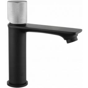 Bateria umywalkowa Mexen Royo One czarny/chrom 18,3 cm  72201-77 1 szt.