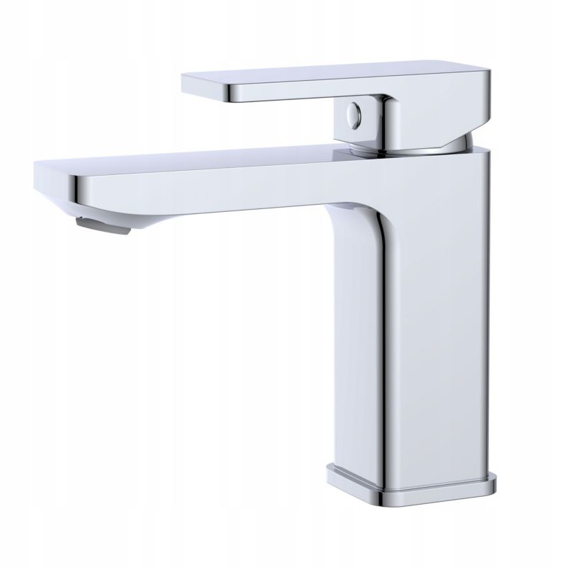 Bateria umywalkowa niska Durasan Montana chrom z korkiem clik-clak 1 szt.