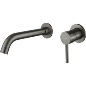 Bateria umywalkowa podtynkowa Mexen Alma grafit 6,9 cm 1 szt.