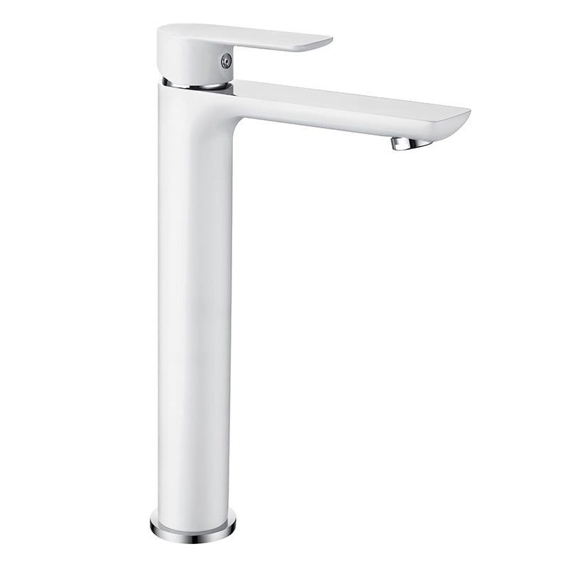 Bateria umywalkowa stojąca Mexen Alfa biały/chrom 29 cm 1 szt.